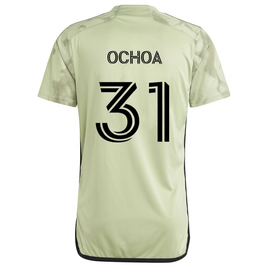 Men Football David Ochoa #31 Light Green Away Jersey 2024/25 T-Shirt Uk