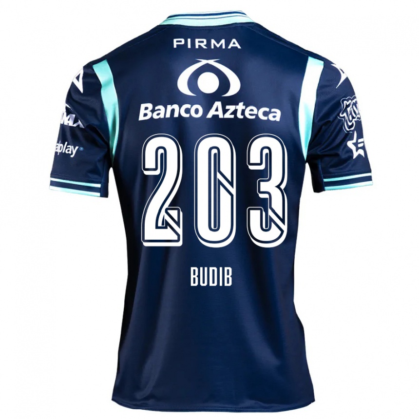 Men Football Pedro Budib #203 Navy Blue Away Jersey 2024/25 T-Shirt Uk