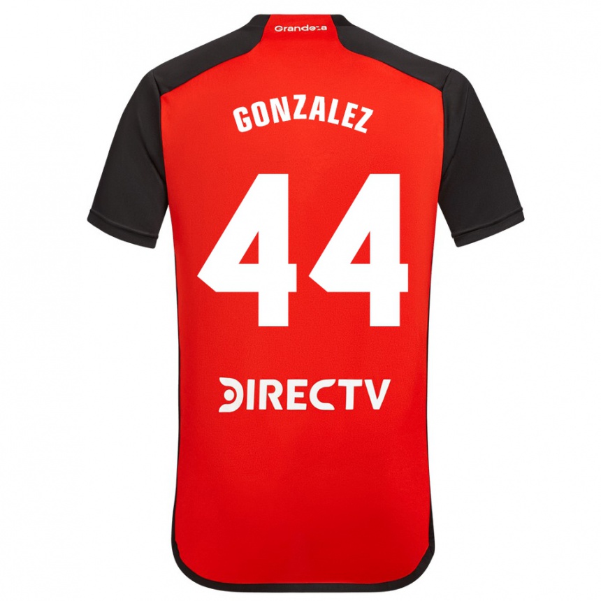 Men Football Alexis González #44 Red Black White Away Jersey 2024/25 T-Shirt Uk