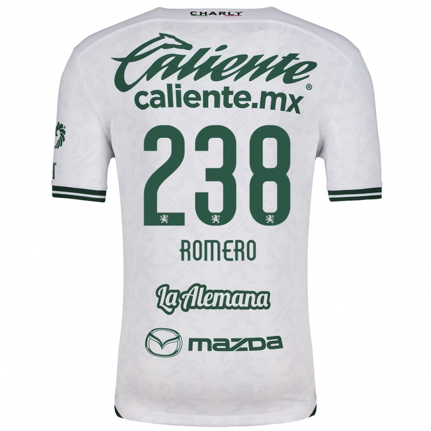 Men Football Paulo Romero #238 White Green Away Jersey 2024/25 T-Shirt Uk