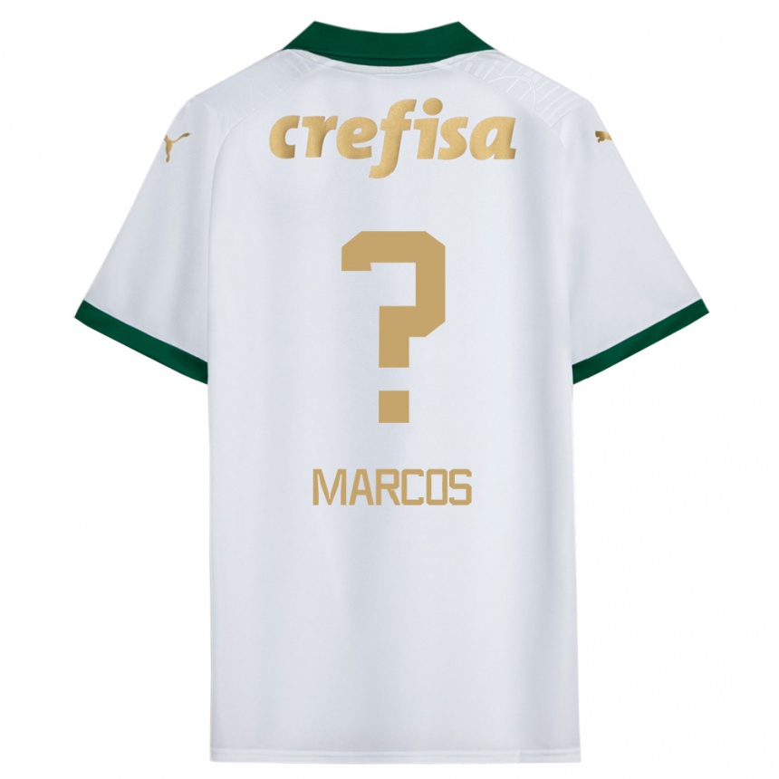 Men Football Antônio Marcos #0 White Green Away Jersey 2024/25 T-Shirt Uk