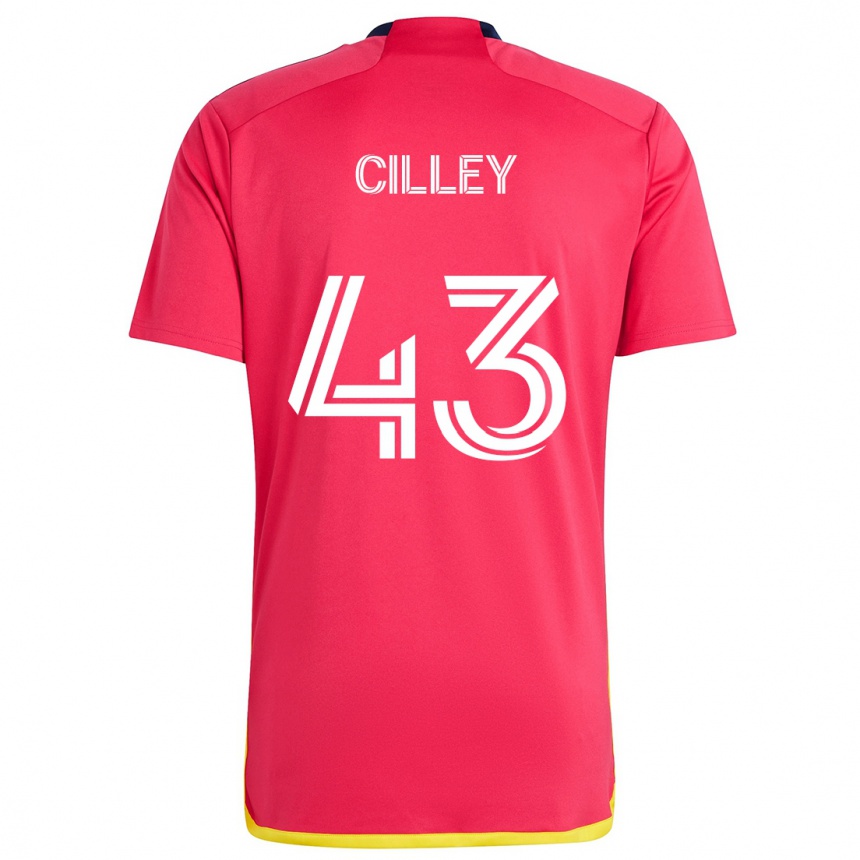 Women Football Cam Cilley #43 Red Blue Home Jersey 2024/25 T-Shirt Uk