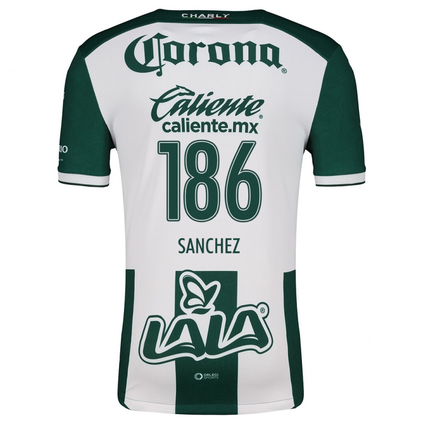 Women Football David Sánchez #186 Green White Home Jersey 2024/25 T-Shirt Uk