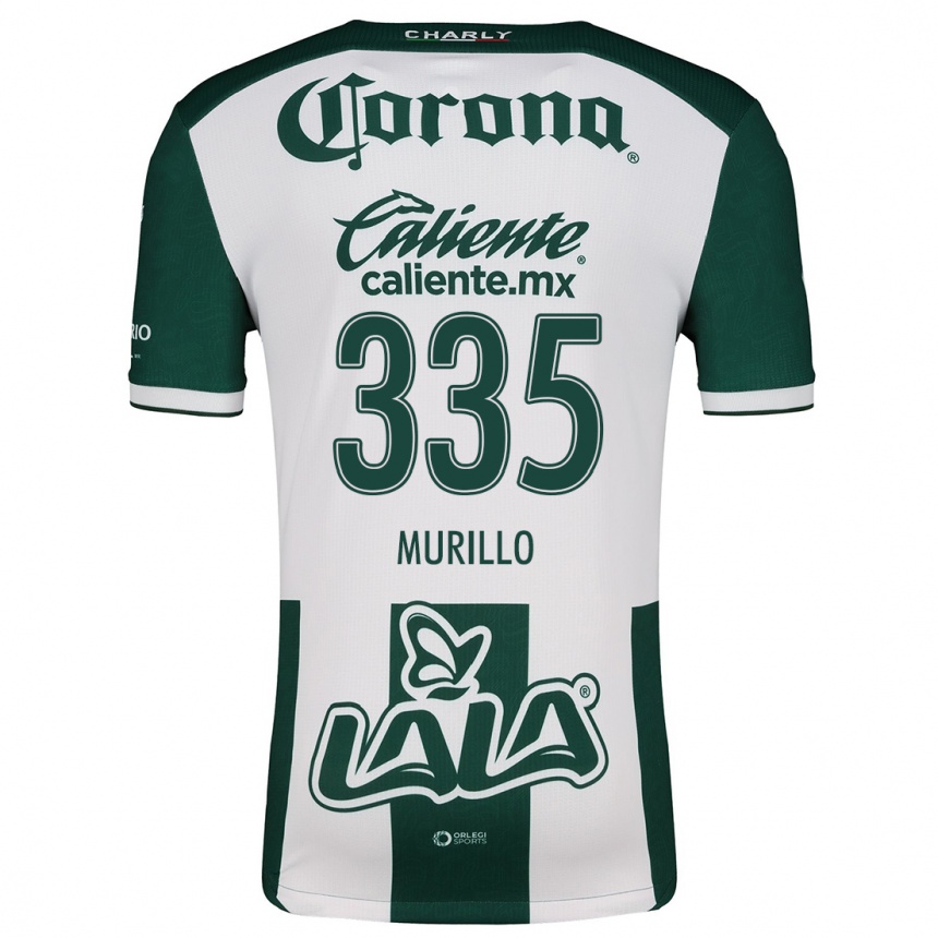 Women Football Doryan Murillo #335 Green White Home Jersey 2024/25 T-Shirt Uk