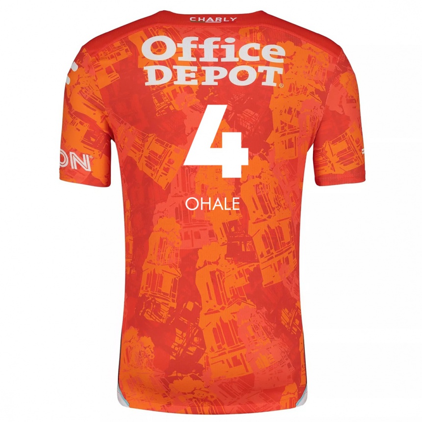 Women Football Osinachi Ohale #4 Orange White Away Jersey 2024/25 T-Shirt Uk