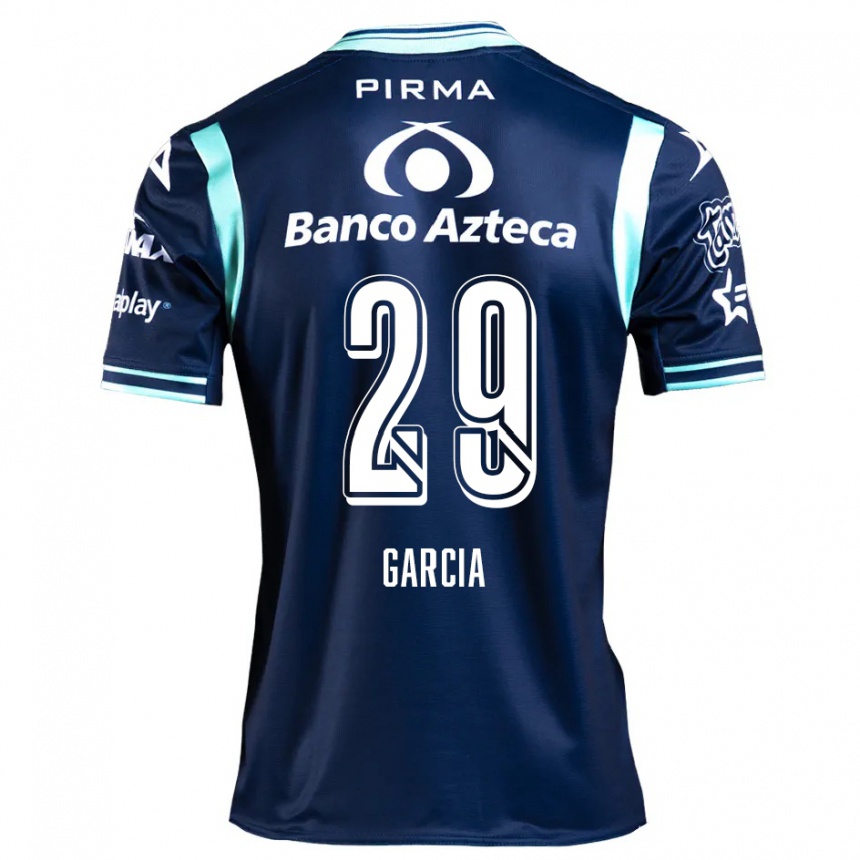 Women Football Emiliano García #29 Navy Blue Away Jersey 2024/25 T-Shirt Uk