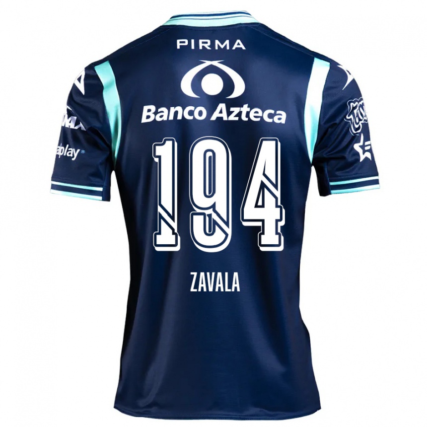 Women Football Arath Zavala #194 Navy Blue Away Jersey 2024/25 T-Shirt Uk