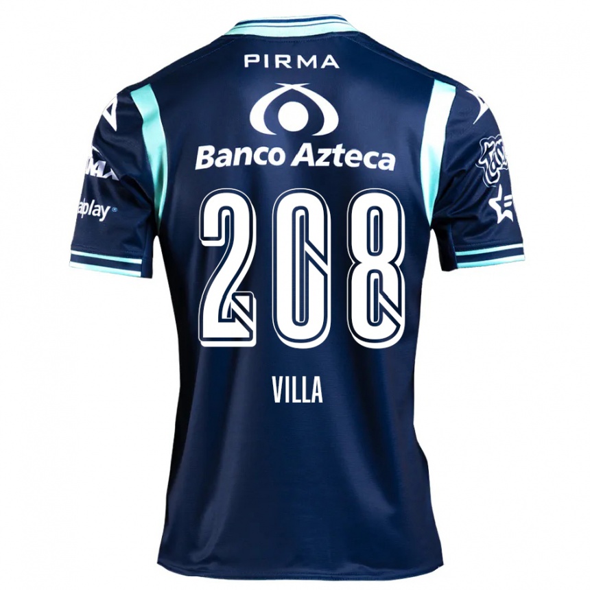 Women Football Patrick Villa #208 Navy Blue Away Jersey 2024/25 T-Shirt Uk