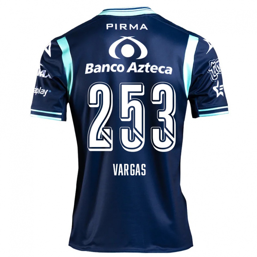 Women Football Edwin Vargas #253 Navy Blue Away Jersey 2024/25 T-Shirt Uk