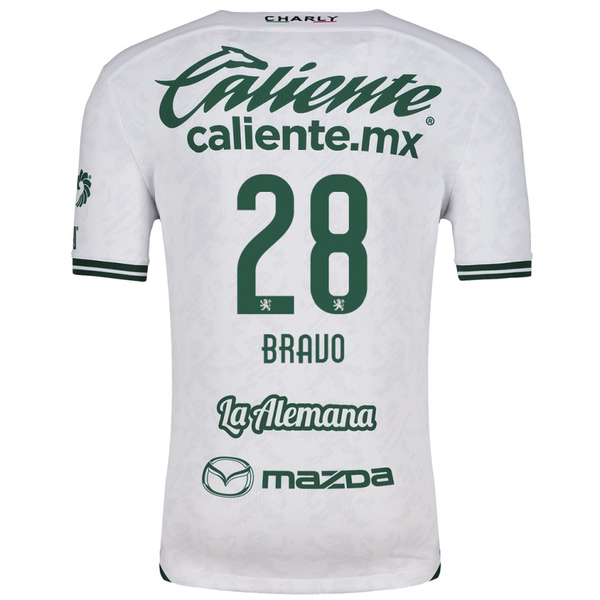 Women Football Ruth Bravo #28 White Green Away Jersey 2024/25 T-Shirt Uk