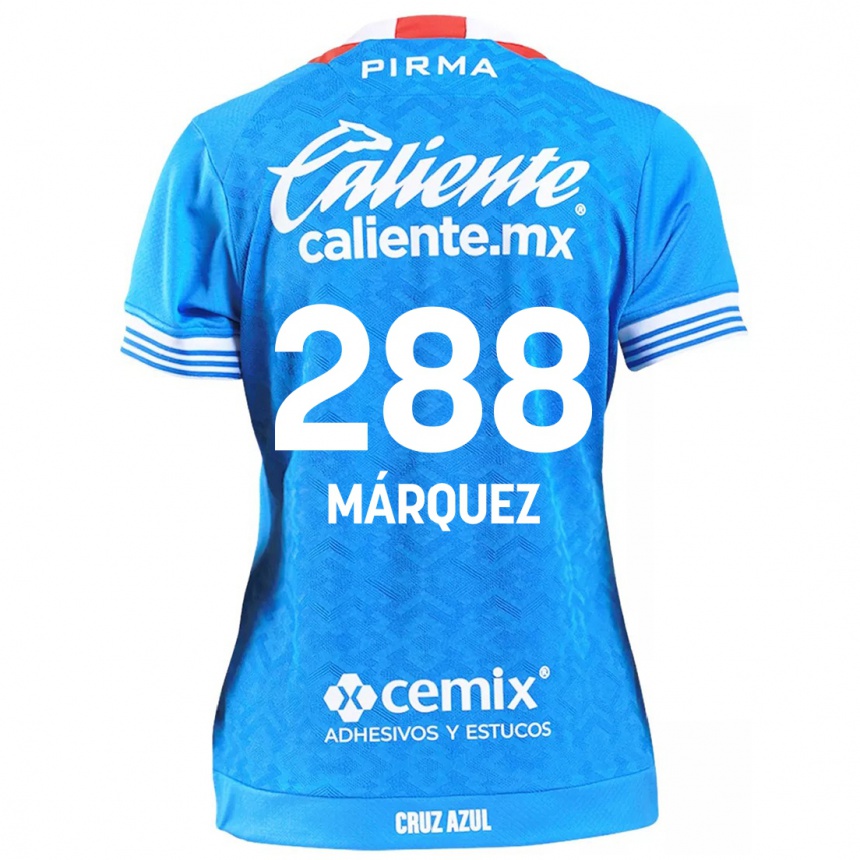 Kids Football Víctor Márquez #288 Sky Blue Home Jersey 2024/25 T-Shirt Uk