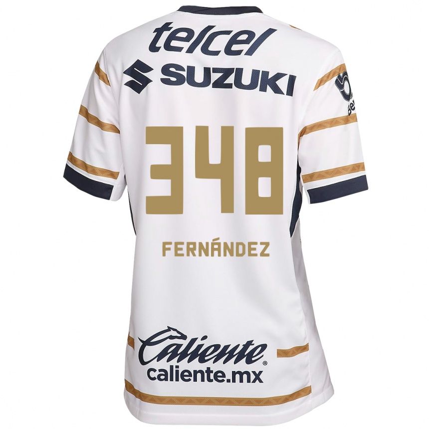 Kids Football Yerik Fernández #348 White Obsidian Home Jersey 2024/25 T-Shirt Uk