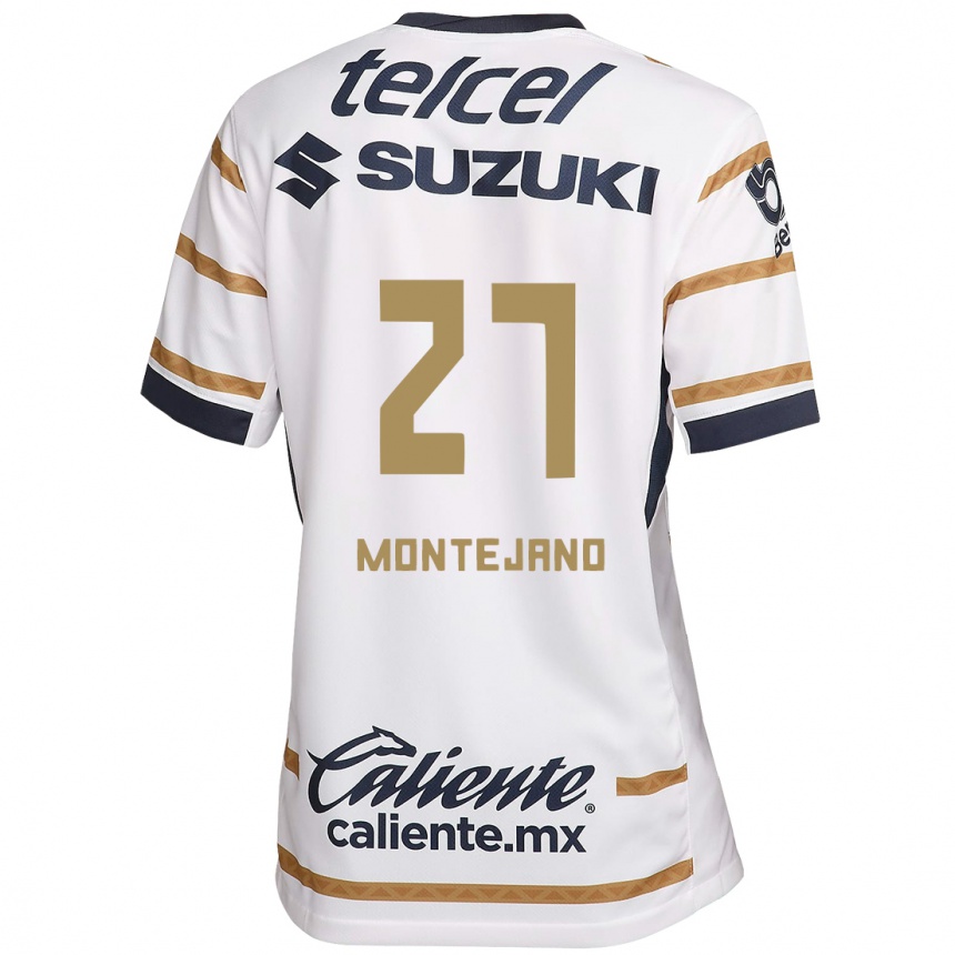 Kids Football Emanuel Montejano #27 White Obsidian Home Jersey 2024/25 T-Shirt Uk