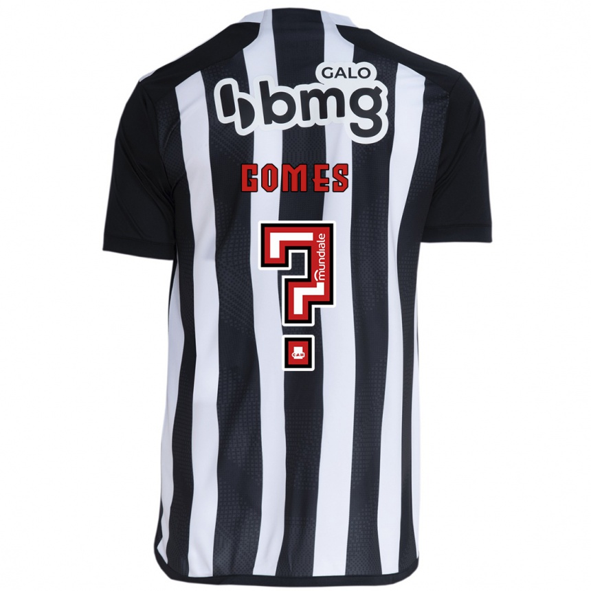 Kids Football Fábio Gomes #0 White Black Home Jersey 2024/25 T-Shirt Uk