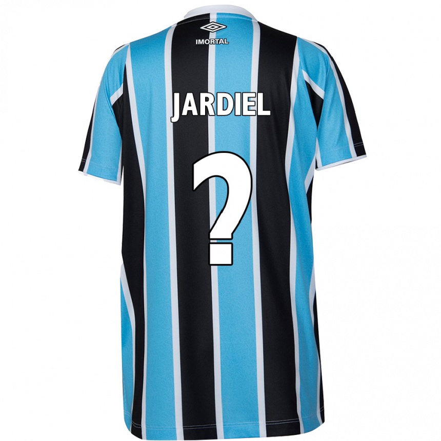 Kids Football Jardiel #0 Blue Black White Home Jersey 2024/25 T-Shirt Uk