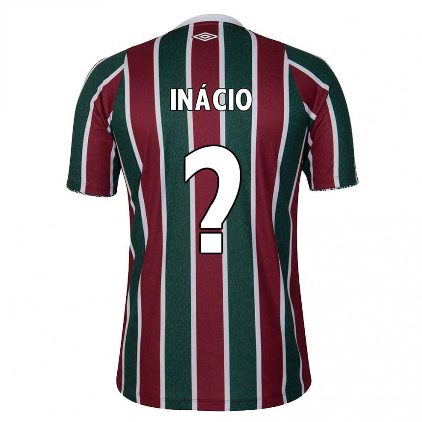 Kids Football João Inácio #0 Green Maroon White Home Jersey 2024/25 T-Shirt Uk