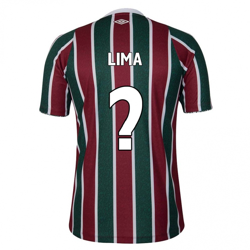 Kids Football Daniel Lima #0 Green Maroon White Home Jersey 2024/25 T-Shirt Uk