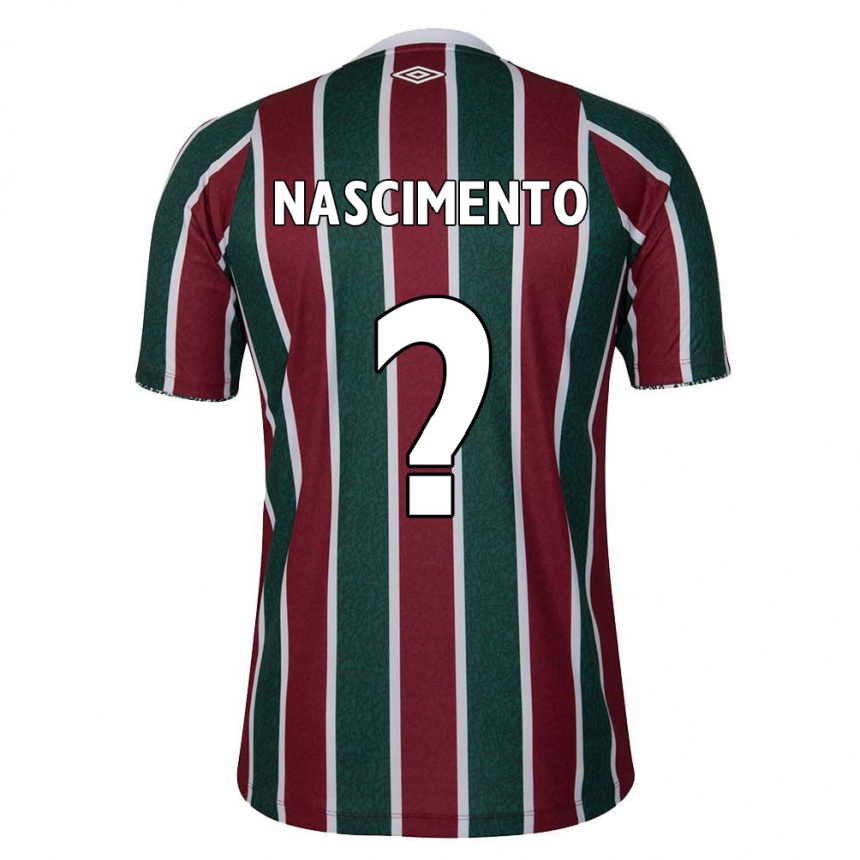 Kids Football Hiago Nascimento #0 Green Maroon White Home Jersey 2024/25 T-Shirt Uk