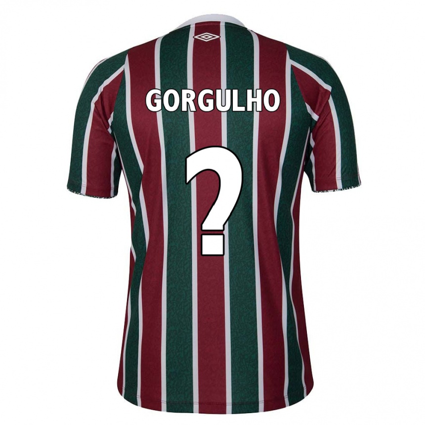 Kids Football Gabriel Gorgulho #0 Green Maroon White Home Jersey 2024/25 T-Shirt Uk