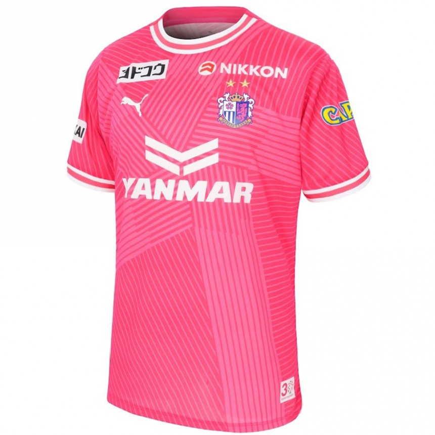 Kids Football Taiki Sano #27 Pink White Home Jersey 2024/25 T-Shirt Uk