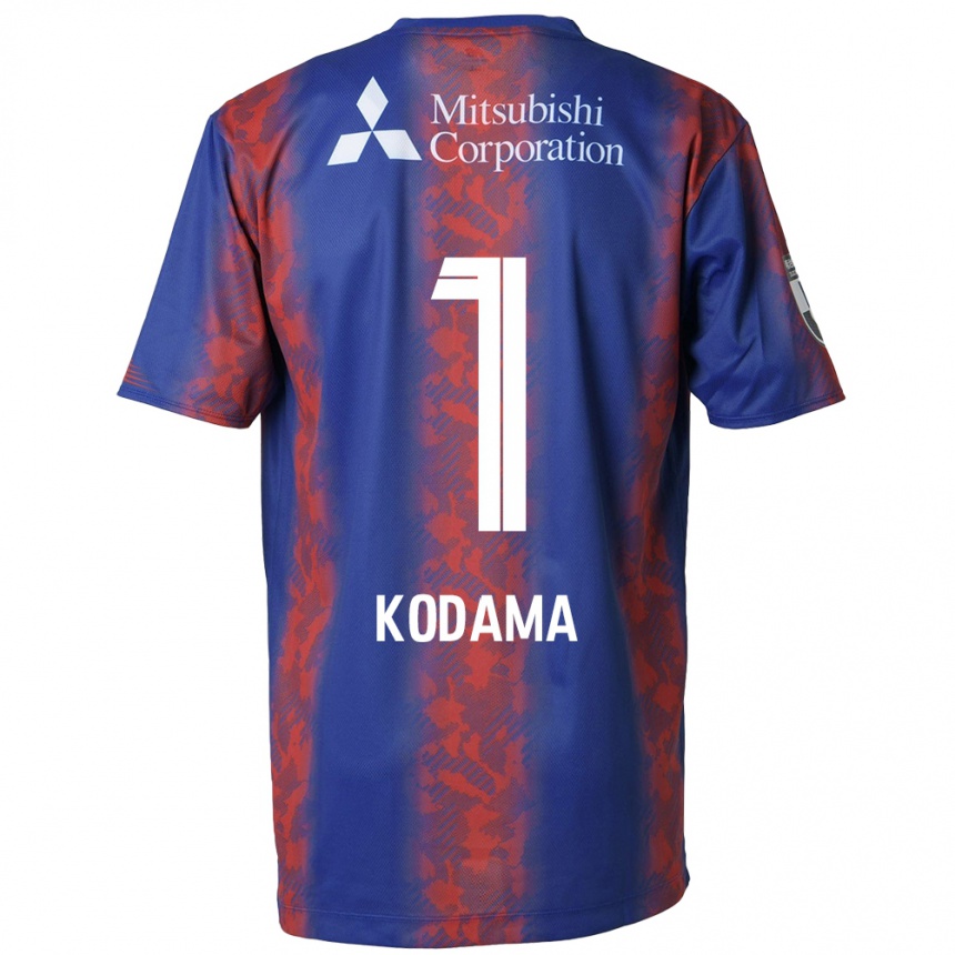 Kids Football Tsuyoshi Kodama #1 Blue Red Home Jersey 2024/25 T-Shirt Uk