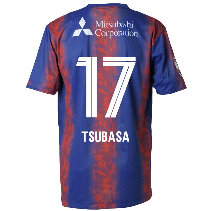 Kids Football Tsubasa Terayama #17 Blue Red Home Jersey 2024/25 T-Shirt Uk