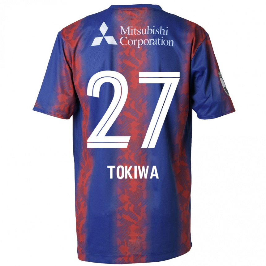 Kids Football Kyota Tokiwa #27 Blue Red Home Jersey 2024/25 T-Shirt Uk