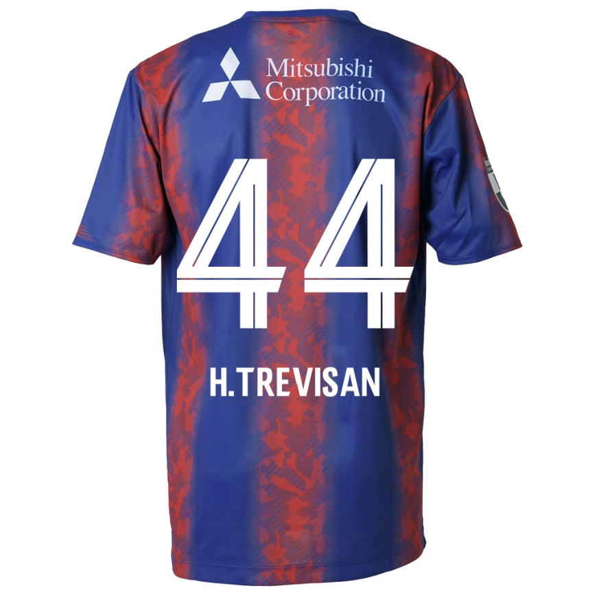 Kids Football Henrique Trevisan #44 Blue Red Home Jersey 2024/25 T-Shirt Uk