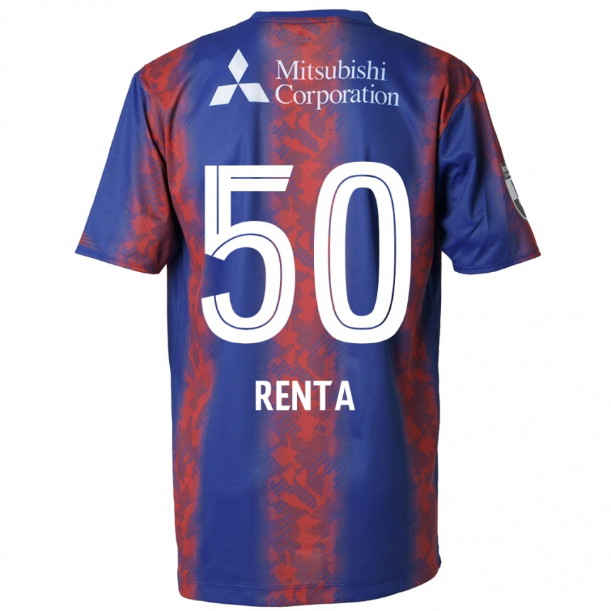 Kids Football Renta Higashi #50 Blue Red Home Jersey 2024/25 T-Shirt Uk