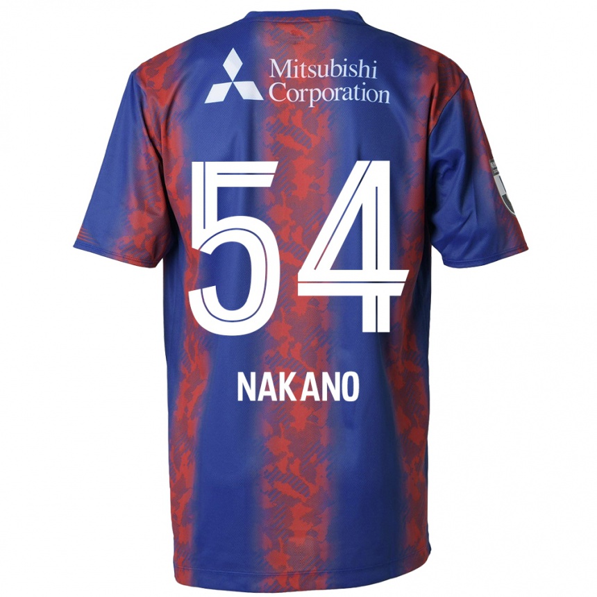 Kids Football Yui Nakano #54 Blue Red Home Jersey 2024/25 T-Shirt Uk