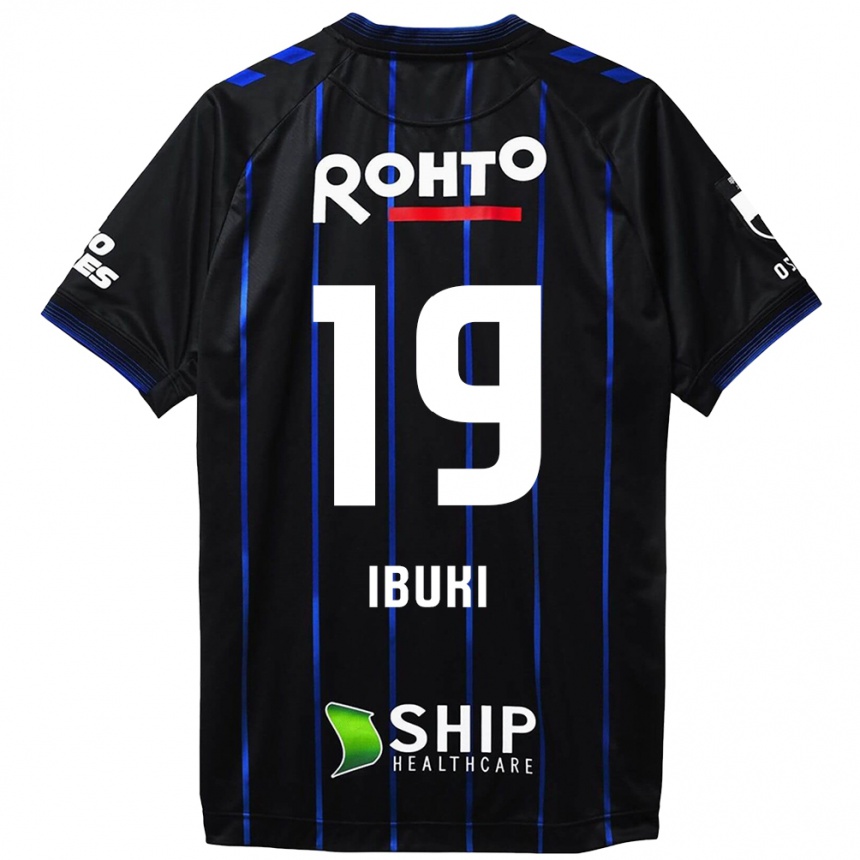 Kids Football Ibuki Konno #19 Black Blue Home Jersey 2024/25 T-Shirt Uk