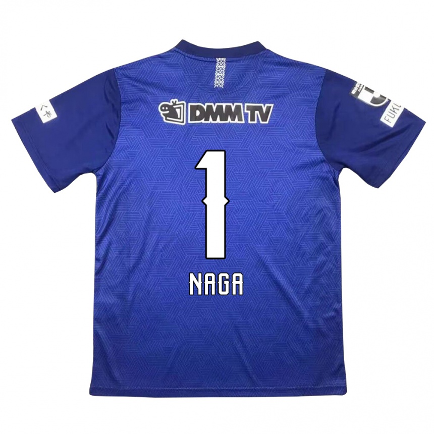 Kids Football Takumi Nagaishi #1 Dark Blue Home Jersey 2024/25 T-Shirt Uk