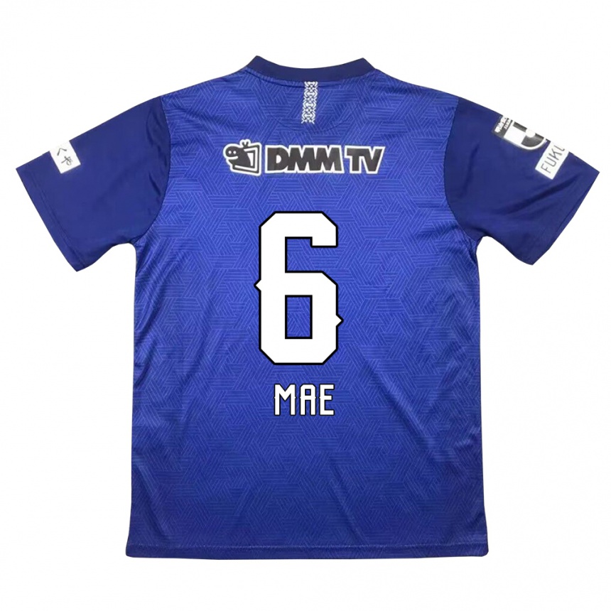 Kids Football Hiroyuki Mae #6 Dark Blue Home Jersey 2024/25 T-Shirt Uk