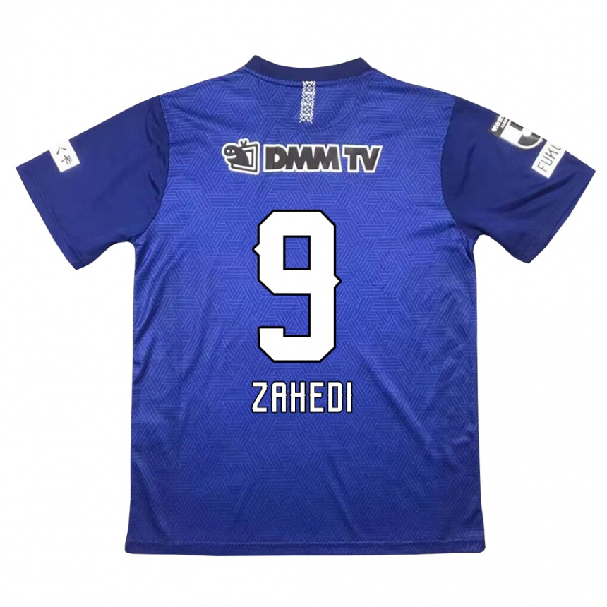 Kids Football Shahab Zahedi #9 Dark Blue Home Jersey 2024/25 T-Shirt Uk