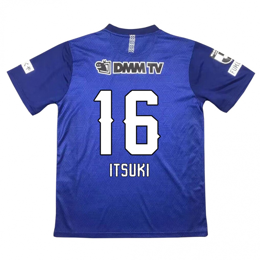 Kids Football Itsuki Oda #16 Dark Blue Home Jersey 2024/25 T-Shirt Uk