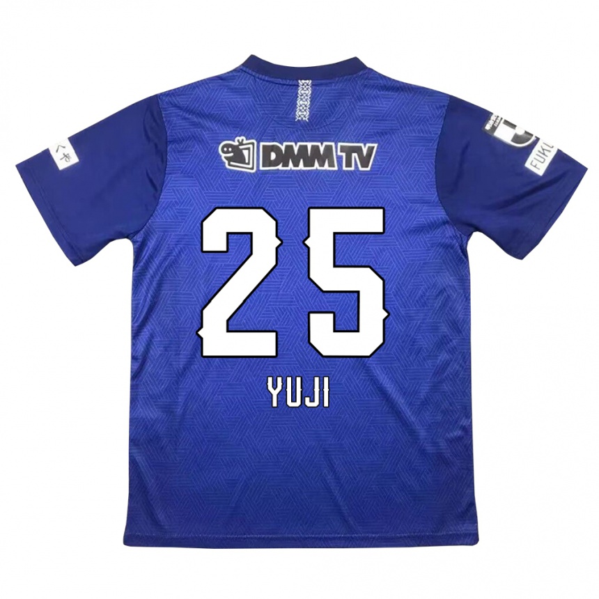 Kids Football Yuji Kitajima #25 Dark Blue Home Jersey 2024/25 T-Shirt Uk