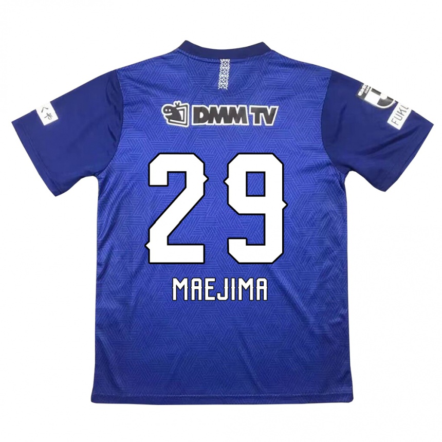 Kids Football Yota Maejima #29 Dark Blue Home Jersey 2024/25 T-Shirt Uk