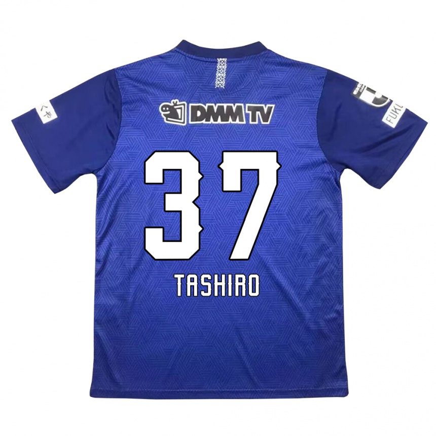 Kids Football Masaya Tashiro #37 Dark Blue Home Jersey 2024/25 T-Shirt Uk