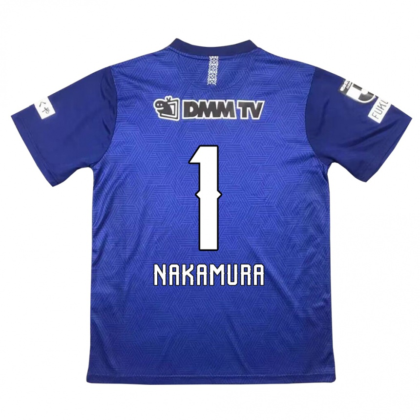 Kids Football Seigo Nakamura #1 Dark Blue Home Jersey 2024/25 T-Shirt Uk