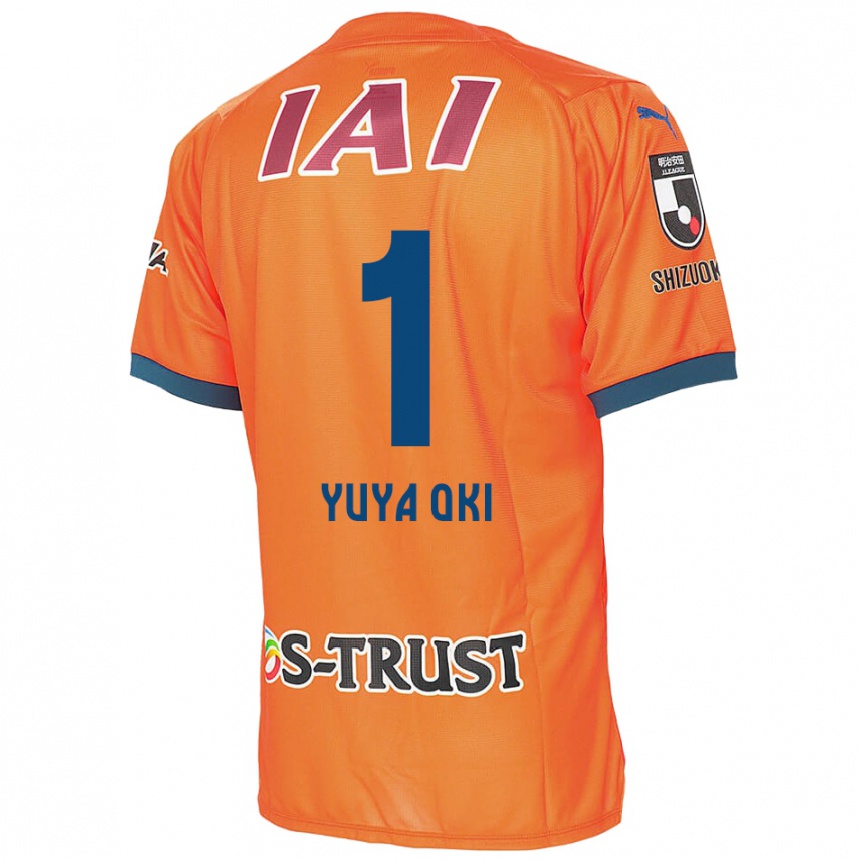 Kids Football Yuya Oki #1 Orange Blue Home Jersey 2024/25 T-Shirt Uk