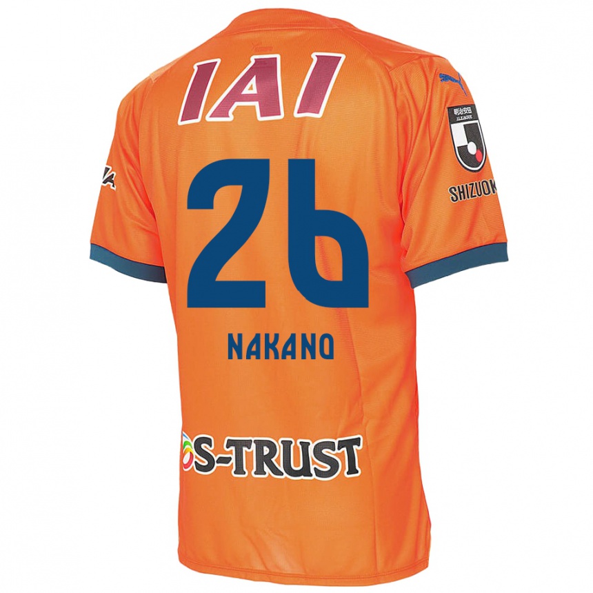 Kids Football Takeru Nakano #26 Orange Blue Home Jersey 2024/25 T-Shirt Uk