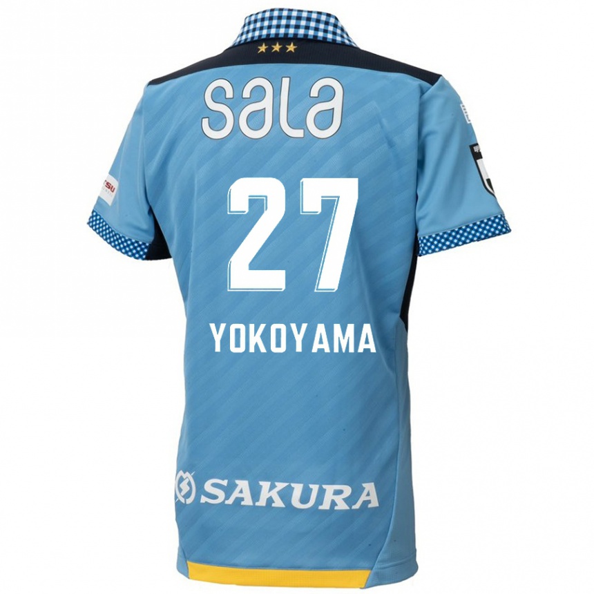 Kids Football Kota Yokoyama #27 Blue Black Home Jersey 2024/25 T-Shirt Uk