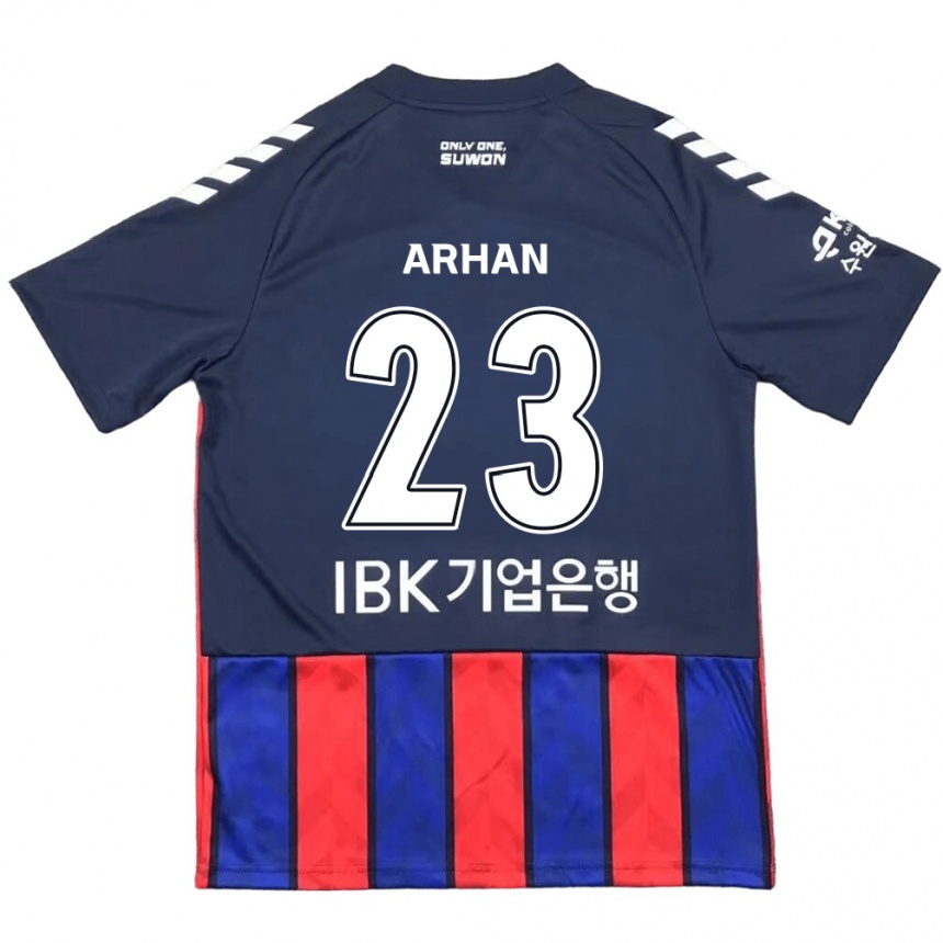 Kids Football Pratama Arhan #23 Blue Red Home Jersey 2024/25 T-Shirt Uk