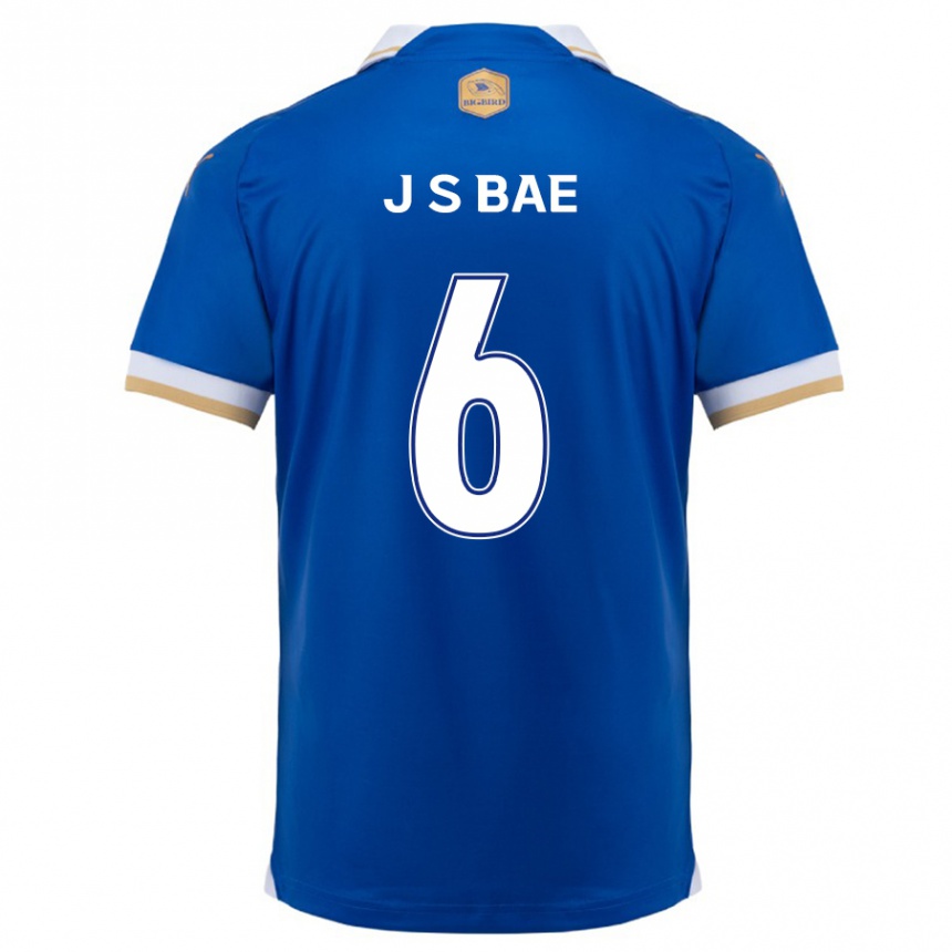 Kids Football Seo-Joon Bae #6 Blue White Home Jersey 2024/25 T-Shirt Uk