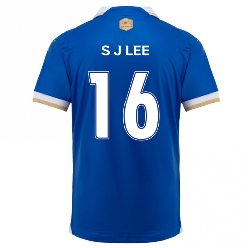 Kids Football Jong-Sung Lee #16 Blue White Home Jersey 2024/25 T-Shirt Uk