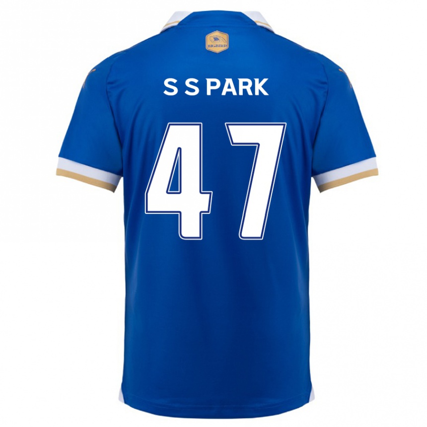 Kids Football Seung-Soo Park #47 Blue White Home Jersey 2024/25 T-Shirt Uk