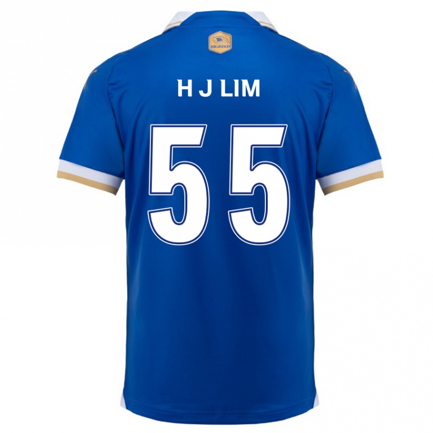 Kids Football Ji-Hoon Lim #55 Blue White Home Jersey 2024/25 T-Shirt Uk