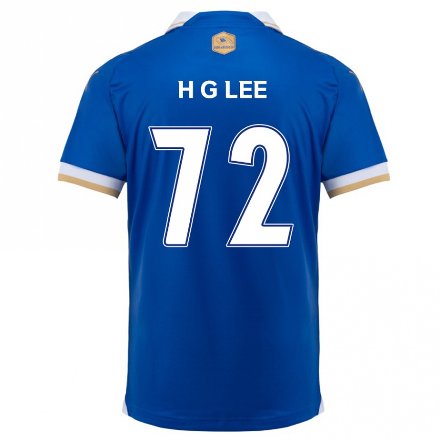 Kids Football Geon-Hee Lee #72 Blue White Home Jersey 2024/25 T-Shirt Uk