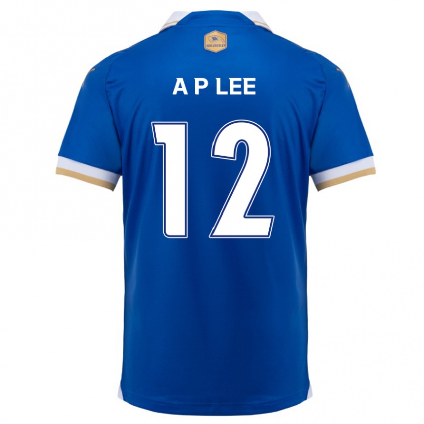 Kids Football Pyeong-An Lee #12 Blue White Home Jersey 2024/25 T-Shirt Uk