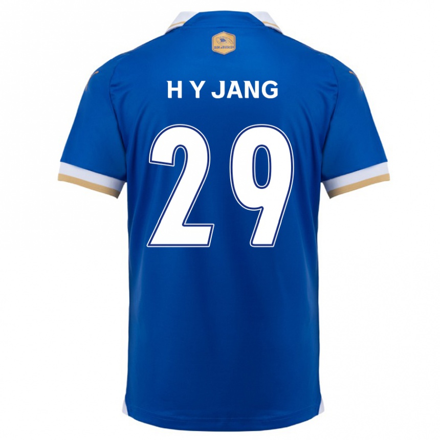 Kids Football Yo-Han Jang #29 Blue White Home Jersey 2024/25 T-Shirt Uk